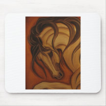 Bold Buckskin Horse Mousepad