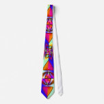 Bold Colourful Abstract Tie