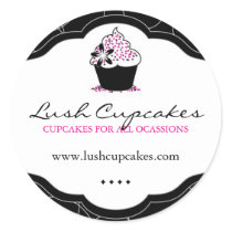 Bold Cupcake Stickers