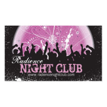 Bold Night Club Business Card Grunge Mosh Pit