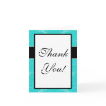 bold ornate  blue damask pattern greeting cards