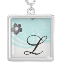 bold ornate tiffany blue damask pattern jewelry