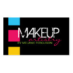 BOLD RETRO MAKEUP ARTIST BUSINESS CARD