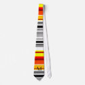 bold striped monogram tie