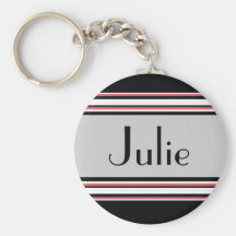 Bold Stripes Keychain