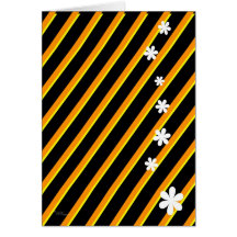 Bold Yellow Flowers Greeting Card