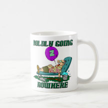 Boldly Going Nowhere Lazy Father's Day Mugs