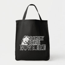 Boldly Going NOWHERE Retro Lady B&W Canvas Bags