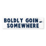 Boldly Going Somewhere