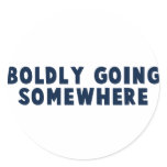 Boldly Going Somewhere stickers