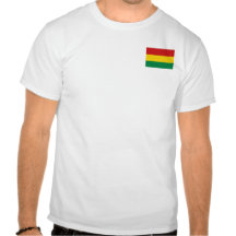 Bolivia Flag and Map T-Shirt