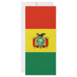 Bolivia flag rack cards