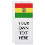 Bolivia Flag Rack Card Design