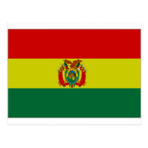 Bolivia State Flag Postcard