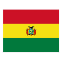Bolivia State Flag Postcard
