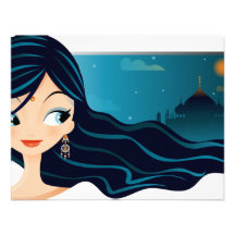 Bollywood Girl Invitations