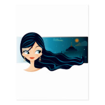 Bollywood Girl Post Cards