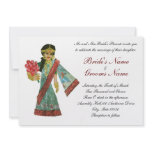 Bollywood style Wedding invitation