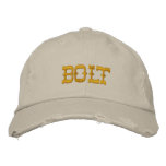 Bolt embroidered hats
