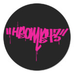 Bomb 43 round stickers