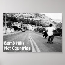 Bomb Hills Not Countries Poster