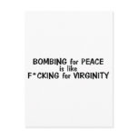 Bombing For Peace Is Like... postcards