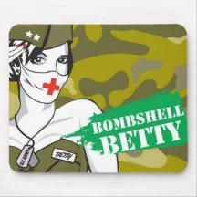 Bombshell Betty Mouse Pad