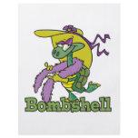 bombshell glam girly turtle tortoise cartoon full color flyer