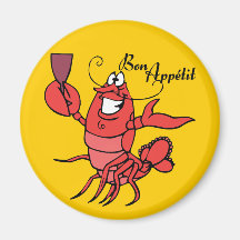 Bon Appetit Lobster Magnets