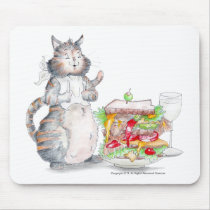Bon Appitet Cat Mouse Pad