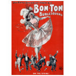 Bon Tonne Burlesquers - Vintage Burlesque Poster t-shirts