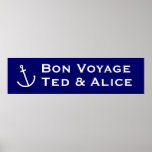 Bon Voyage Banner posters