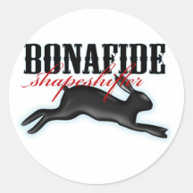 Bonafide Shapeshifter-Rabbit Stickers