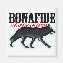 Bonafide Shapeshifter-Wolf Refrigerator Magnet