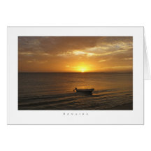 Bonaire Sunset Card