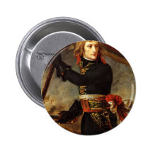 Bonaparte At The Bridge Of Arcola By Gros, Antoine Button