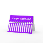 BonBon Party Happy Birthday colourful candels cards