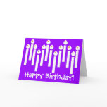 BonBon Party Happy Birthday colourful candels cards