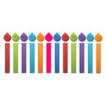 BonBon Party Rainbow Happy Birthday Candels photo sculptures