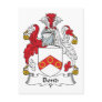 Bond Family Crest Post Card