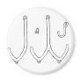 Bondage hooks refrigerator magnets
