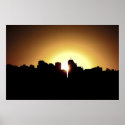 bondi sunset posters