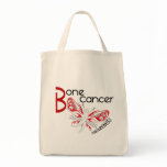 Bone Cancer BUTTERFLY 3 Awareness Tote Bag