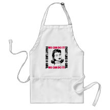 Bone Cancer - Fight Like A Girl - We Can Do It Apron
