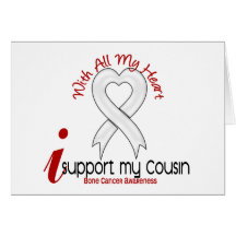 Bone Cancer I Support My Cousin Cards