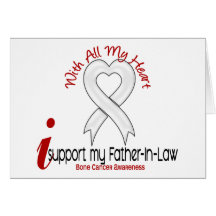 Bone Cancer I Support My Father-In-Law Card