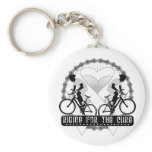 Bone Cancer Riding For The Cure keychains