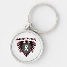 Bone Cancer Survivor Crest Key Chains