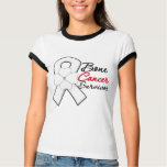 Bone Cancer Survivor Flower Ribbon t-shirts