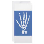 Bone Finger hand Rack Card Template